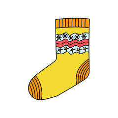 Cartoon Winter Clipart: Doodle Winter Clipart: Colorful Winter Clipart Doodles