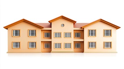 Beautifully Designed Model of Modern Multi-Story Residential Building