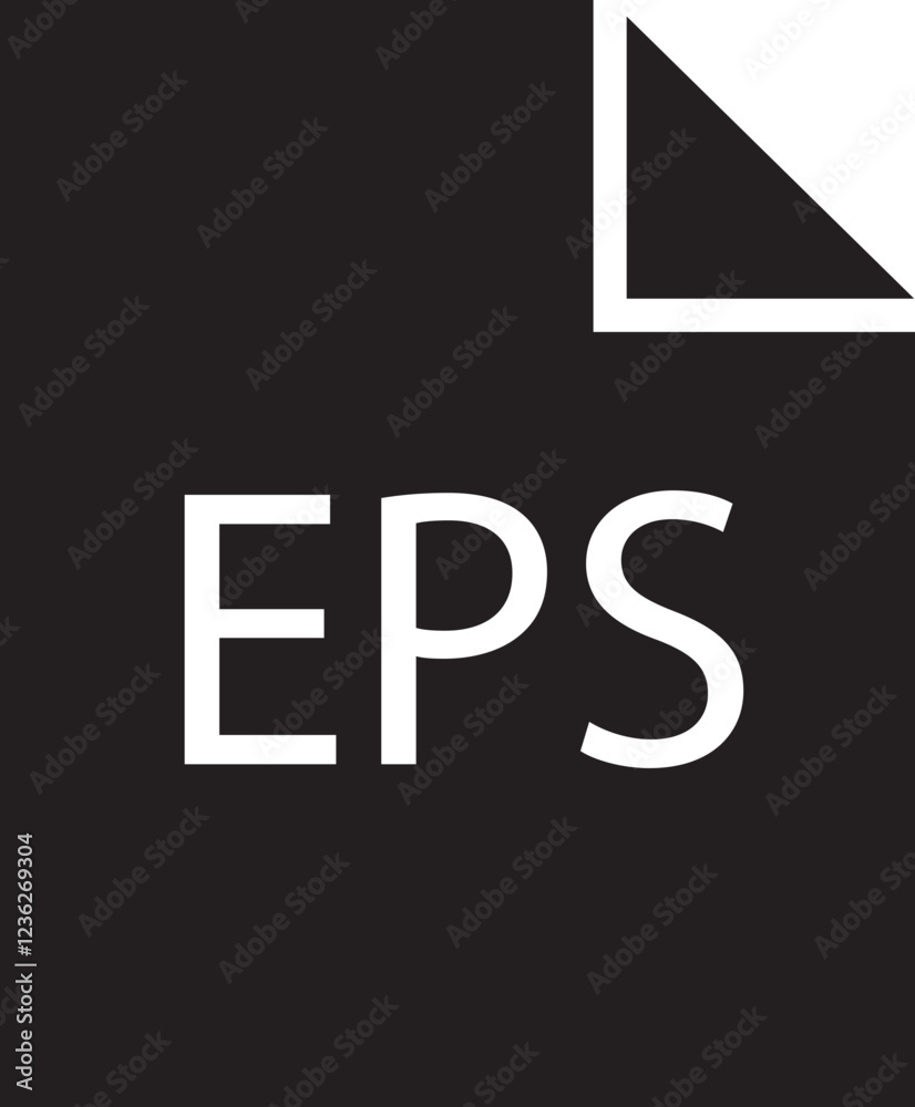 Poster file icon. format of document on computer flat symbol. eps file sign. audio extension graphic multim