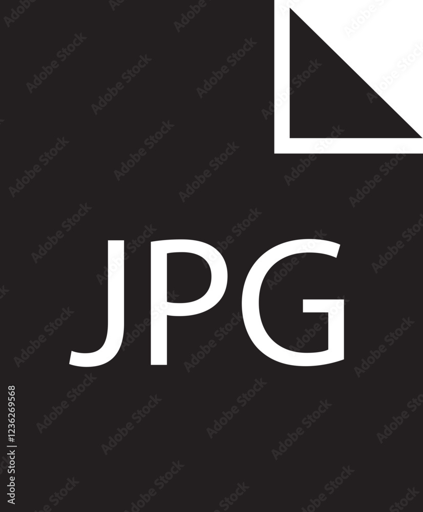 Poster file icon. format of document on computer flat symbol. jpg file sign. audio extension graphic multim