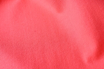 red texture of fabric textile, abstract image for fashion cloth design background