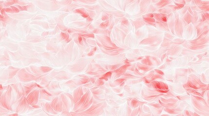 Fototapeta premium Soft Overlapping Lotus Flower Artwork in Gentle Shades of Pink