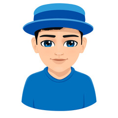 portrait of young man wearing hat