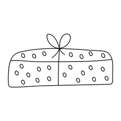 Kawaii Winter Clipart: Doodle Winter Clipart: Outline Cartoon Winter Clipart