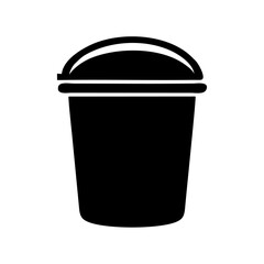 recycling bin vector logo icon