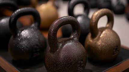 Gym Kettlebells Fitness Weights Workout Exercise