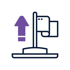 winner dual tone icon. vector icon for your website, mobile, presentation, and logo design.