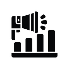 growth audience  solid icon. vector icon for your website, mobile, presentation, and logo design.
