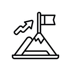 achievement line icon. vector icon for your website, mobile, presentation, and logo design.