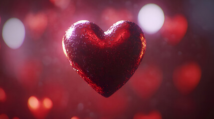 Fototapeta premium Attributes of lovers. Hearts, flowers, candles.