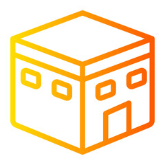 kaaba gradient icon