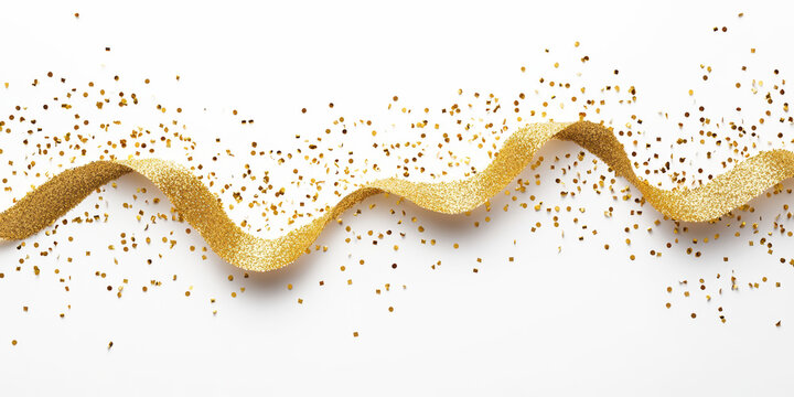 gold confetti splash on boundary frame of rough white paper isolate on white, gold shade, flat lay composition, --chaos 50 --ar 2:1 --v 6.1 Job ID: 779d5d85-64fe-413e-98e4-e2638d074ed7