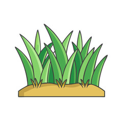 grass field icon, grass field vector illustration-simple illustration of grass field, perfect for grass field logos and icons