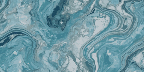 Watercolor surface ocean water wave, seamless blue water ocean wave background. Blue water ocean surfing wave.
