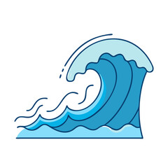 ocean wave icon, ocean wave vector illustration-simple illustration of ocean wave, perfect for ocean wave logos and icons