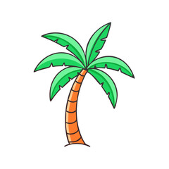 palm tree icon, palm tree vector illustration-simple illustration of palm tree, perfect for palm tree logos and icons