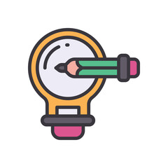 creative filled color icon. vector icon for your website, mobile, presentation, and logo design.