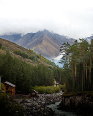 lake in the mountains