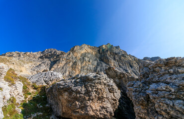 Lagazuoi Fanesgruppe Dolomites Kaiser Jäger via ferata ruins of world war one
