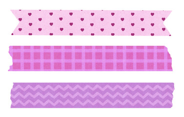 マスキングテープテロップベース３種(ピンク)