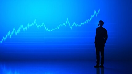 Business growth strategy presentation corporate office infographic digital environment wide angle viewpoint data visualization concept to inspire innovation