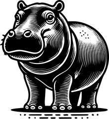 Hippopotamus icon