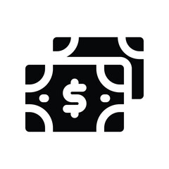 cash solid icon. vector icon for your website, mobile, presentation, and logo design.