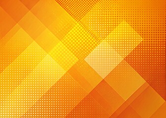 Abstract Orange Gradient Background with Geometric Design