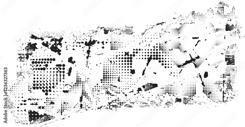Leinwandbilder Vector border frames with rough edges . Irregular frame template collection . distress texture . Grunge frame borders isolated on the background . Rough edges effect . 