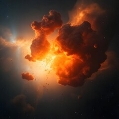 Fototapeta premium Nebula Explosion