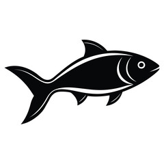 fish isolated vector illustration