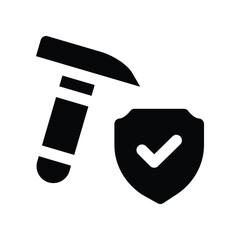 force attack solid icon. vector icon for your website, mobile, presentation, and logo design.