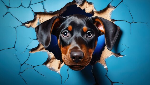 Niedlicher Dobermann