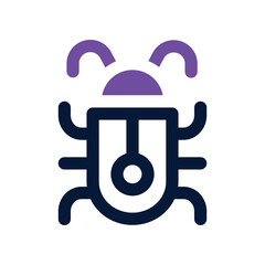 bug dual tone icon. vector icon for your website, mobile, presentation, and logo design.