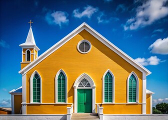 Obraz premium Bridgetown Church Minimalist Photography
