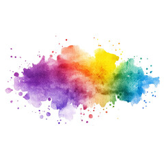 Obraz premium Rainbow Confetti Clipart, Rainbow Confetti Overlay, Birthday and Party Rainbow Confetti