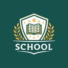 Obraz premium School Logo Design