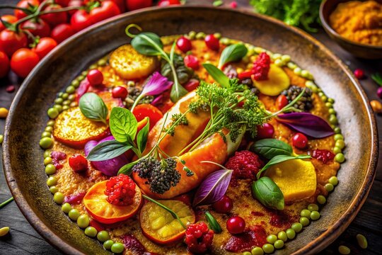 Delectable Alabarde Dish Displaying Culinary Expertise