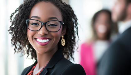 Portrait of a smiling business person