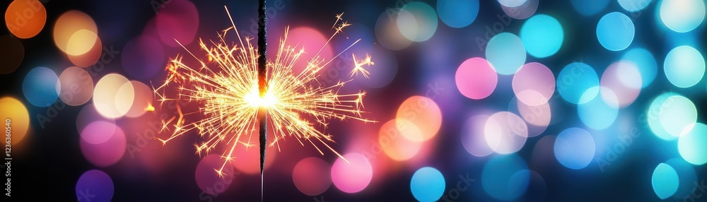 Poster a dazzling sparkle illuminates the darkness creating an enchanting atmosphere filled with mystery an
