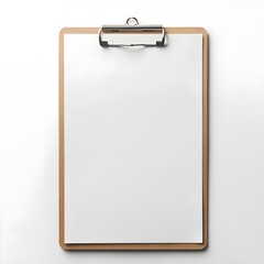 Empty clipboard, ready for notes.  Simple, clean design. Perfect for your ideas!