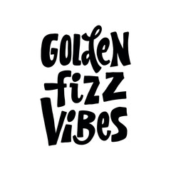 Hand-drawn lettering with the phrase 