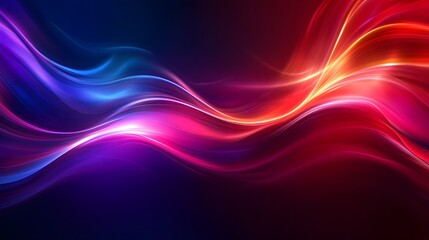 Obraz premium Abstract motion trails with light particles layered, symbolizing speed, energy, and dynamic action