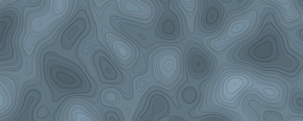 Modern and High-Quality Topographic Vector with Precise Lines and a Simplified Design

