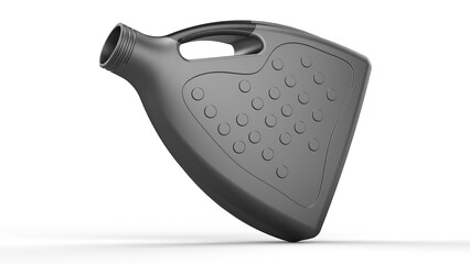 Metallic Can. Isolated. White background. 3d render