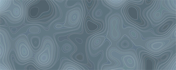 Ornate and Decorative Terrain Contour Vector Featuring Intricate Lines and Engraved Detailing

