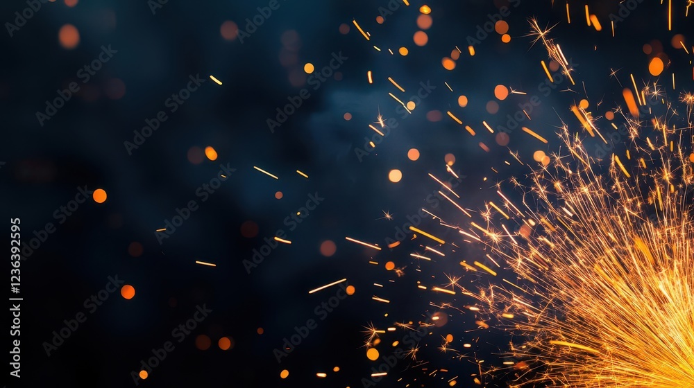 Poster enchanting glow of radiant yellow light illuminating a captivating sparkle creating a dazzling and m