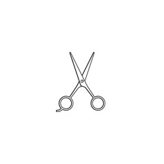 Scissor logo or icon design