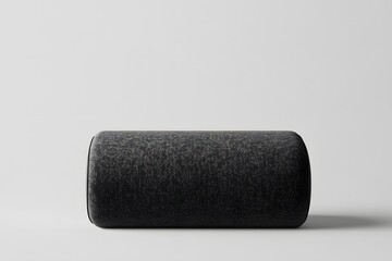 Modern Black Cylinder Pillow: Home Decor