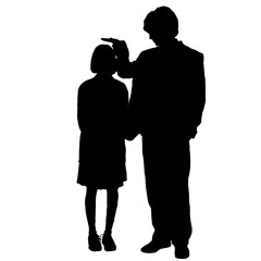 silhouette of a couple